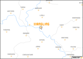 map of Xiangling
