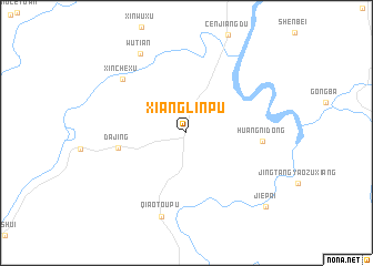 map of Xianglinpu