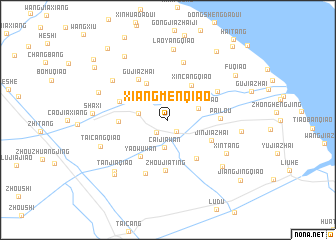 map of Xiangmenqiao