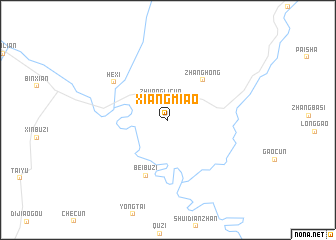 map of Xiangmiao