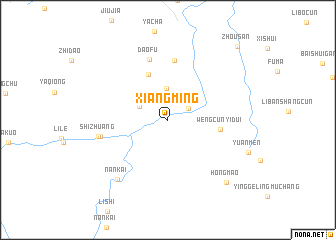 map of Xiangming