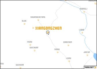 map of Xiangongzhen