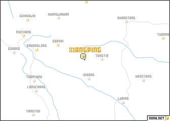 map of Xiangping