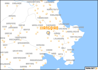 map of Xiangqiao