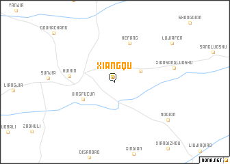 map of Xiangqu