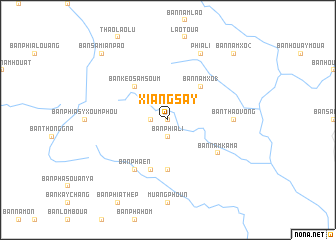 map of Xiangsay