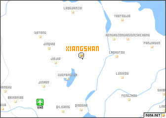 map of Xiangshan