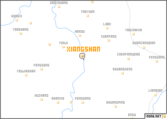 map of Xiangshan