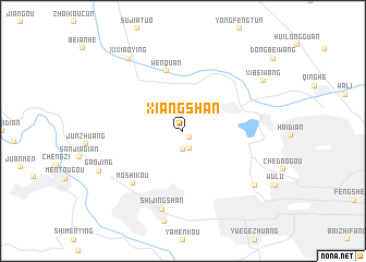 map of Xiangshan