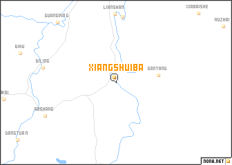 map of Xiangshuiba