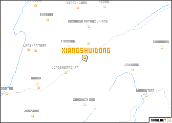 map of Xiangshuidong