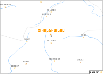 map of Xiangshuigou