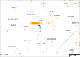 map of Xiangshuihe