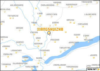 map of Xiangshuizha