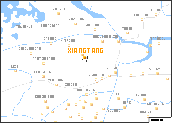 map of Xiangtang