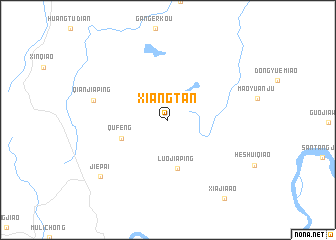 map of Xiangtan