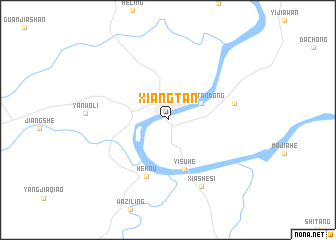 map of Xiangtan