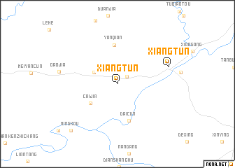 map of Xiangtun