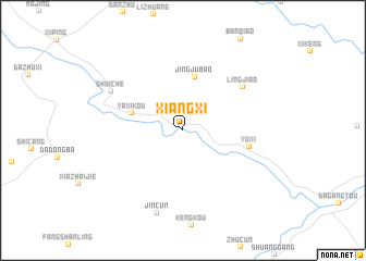 map of Xiangxi