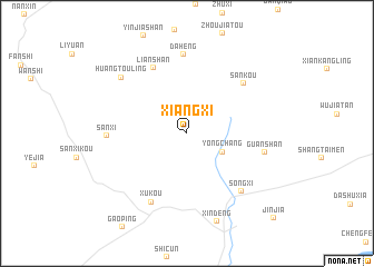 map of Xiangxi