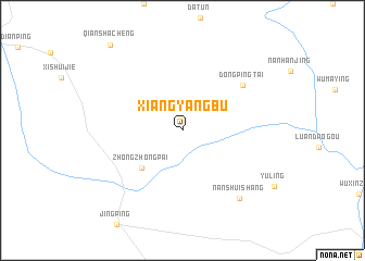 map of Xiangyangbu