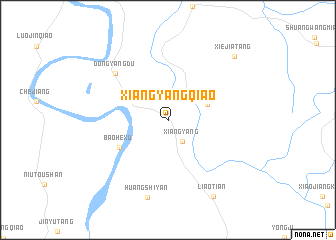 map of Xiangyangqiao