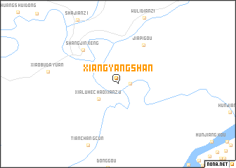 map of Xiangyangshan