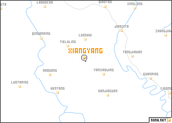 map of Xiangyang