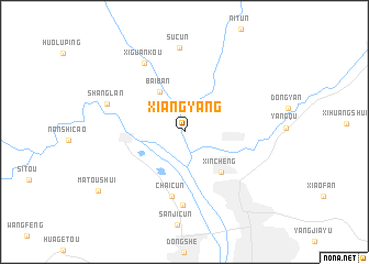 map of Xiangyang