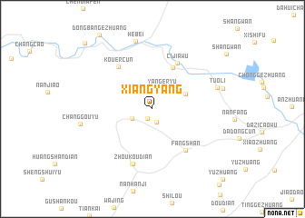 map of Xiangyang