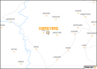 map of Xiangyang