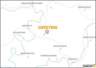 map of Xiangyang