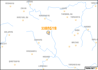 map of Xiangya