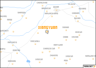 map of Xiangyuan