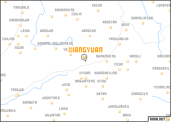 map of Xiangyuan