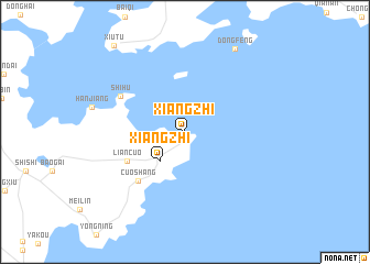 map of Xiangzhi