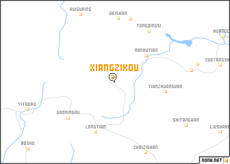 map of Xiangzikou