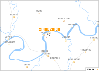 map of Xiangzikou