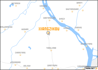 map of Xiangzikou