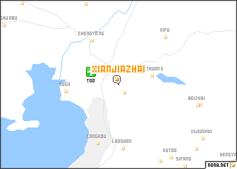 map of Xianjiazhai