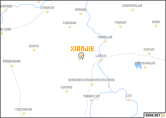 map of Xianjie