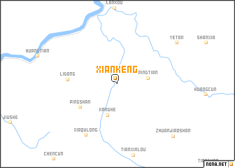 map of Xiankeng