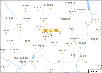 map of Xianliang