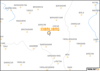 map of Xianliang