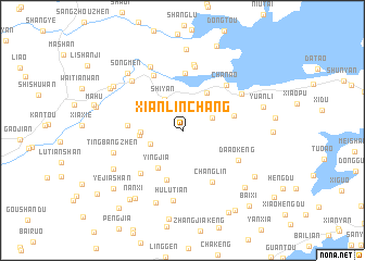 map of Xianlinchang