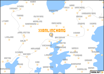 map of Xianlinchang