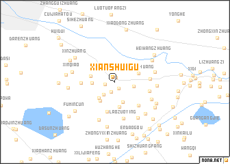map of Xianshuigu