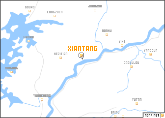map of Xiantang