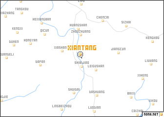 map of Xiantang