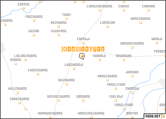 map of Xianxiaoyuan